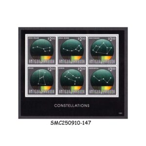 Stamps from ANTIGUA & BARBUDA - 2013 CONSTELLATIONS / STARS SPACE - MIN. SHEET MINT NH
