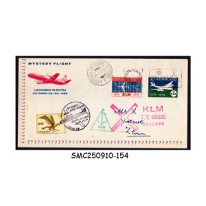 Stamps from NETHERLANDS - 1959 KLM FLIGHT AMSTERDAM to ISTANBUL SPACE FLIGHT COVER FFC