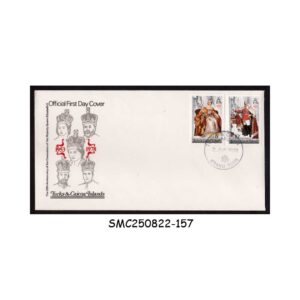 Stamps from TURKS & CAICOS ISLANDS 1978 25th ANNIV. OF CORONATION OF QE II - FDC