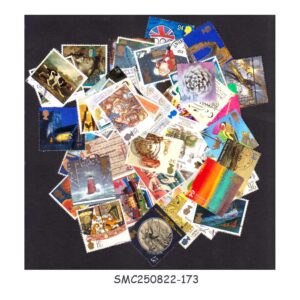 COLLECTION OF GREAT BRITAIN STAMPS - 50V - USED ALL DIFFERENT!!!