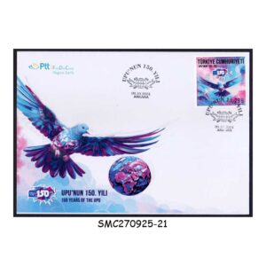 Stamps from TURKEY - 2024 150 YEARS OF UNIVERSAL POSTAL UNION UPU - FDC