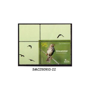 Stamps from AUSTRIA - 2024 CORN BUNTING BIRD - 1V MINT NH