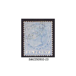 Stamps from NIGERIA LAGOS - 1887 2.5d QV SG#31b - CV=55.00 GBP - USED