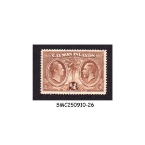 Stamps from CAYMAN ISLANDS - 1932 1/4d KGV SG#84 - 1V MINT NH ( Brown Gum)