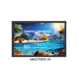 Stamps from TURKEY - 2025 EUROMED ( RESOURCES OF THE MEDITERRANEAN ) MIN. SHEET MINT NH