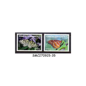 Stamps from TURKEY - 2024 BUTTERFLIES OF TÜRKIYE - 2V - MINT NH