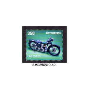 Stamps from AUSTRIA - 2025 LAG 350 D3 - MOTORCYCLE - 1V MINT NH