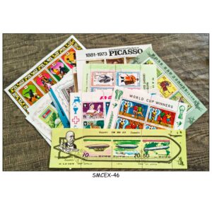 Stamps from NORTH KOREA - SELECTED 16 MINIATURE SHEETS - CTO