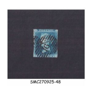 Stamps from GREAT BRITAIN - 1841 2d QV SG#14 - USED CV=70.00 GBP