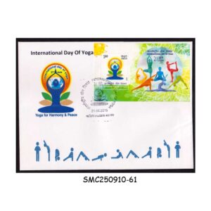 STAMPS FROM INDIA - 2015 INTERNATIONAL DAY OF YOGA PVT MINIATURE SHEET FDC