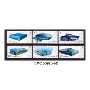 Stamps from CHINA - 2007 SUMMER OLYMPIC GAMES 2008 - BEIJING / STADIUMS - 6V MINT NH