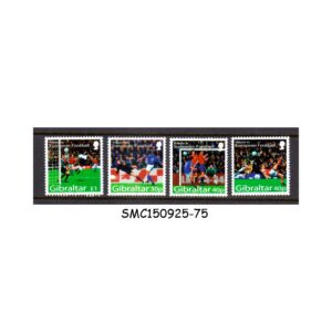 Stamps from GIBRALTAR - 2004 TRIBUTE TO EUROPEAN FOOTBALL - 4V - MINT NH