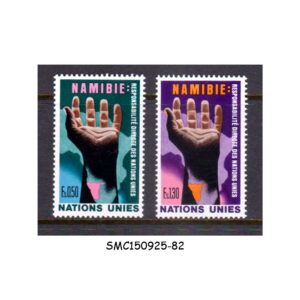 Stamps from UNITED NATIONS GENEVA - 1975 NAMIBIA - 2V MINT NH