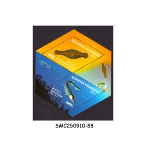 Stamps from KAZAKHSTAN - 2024 EUROPA - UNDERWATER FLORA & FAUNA / MARINE LIFE - SOUVENIR SHEET MNH