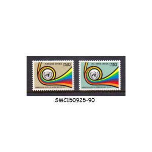 Stamps from UNITED NATIONS GENEVA - 1976 POSTAL ADMINISTRATION - 2V MINT NH