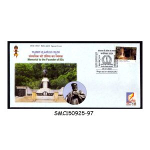 Stamps from INDIA - 2024 MEMORIAL TO THE  FOUNDER OF IISC / JAMSETJI TATA SPECIAL COVER WITH KARNAPEX CANCL.