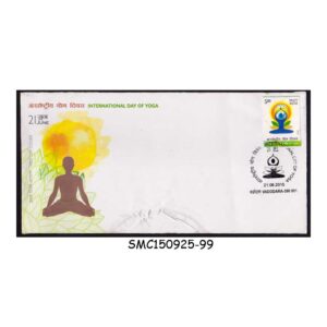 Stamps from INDIA - 2015 INTERNATIONAL DAY OF YOGA - FDC