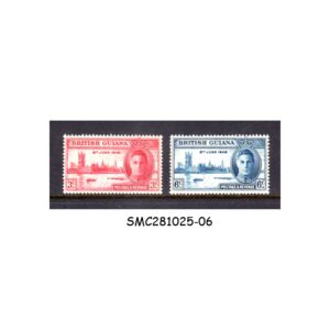 Stamps from BRITISH GUIANA - 1946 PEACE AND VICTORY SCOTT#242-43 - 2V - MINT LH