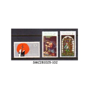Stamps from NEW ZEALAND - 1970 CHRISTMAS - 3V - MINT NH
