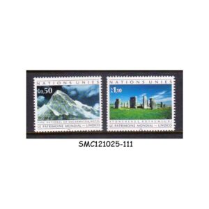 Stamps from UNITED NATIONS GENEVA UNO - 1992 UNESCO WORLD HERITAGE - 2V - MINT NH