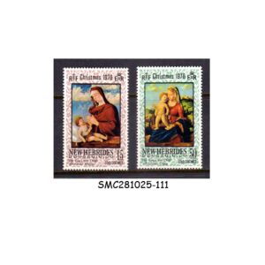 Stamps from NEW HEBRIDES - 1970 CHRISTMAS - 2V - MINT NH