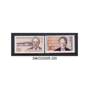 Stamps from GERMANY - 1986 FAMOUS PEOPLE - 2V - MINT NH