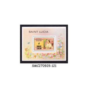 Stamps from ST. LUCIA - 1980 80th BIRTHDAY OF THE QUEEN MOTHER - MIN. SHEET MINT NH