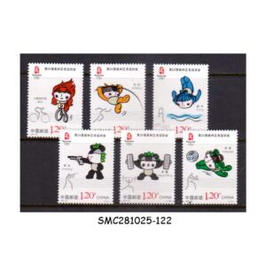 Stamps from CHINA - 2007 OLYMPIC GAMES FUWA BEIJING - 6V - MINT NH