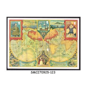 Stamps from BRITISH VIRGIN ISLANDS - 1990 CIRCUMNAVIGATION OF THE WORLD - MIN. SHEET MINT NH