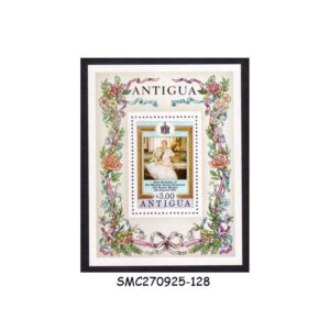 Stamps from ANTIGUA - 1980 80th BIRTHDAY OF QUEEN ELIZABETH THE QUEEN MOTHER - MIN. SHEET MINT NH