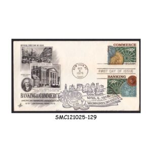 Cover from UNITED STATES USA - 1975 COINAGE OF AMERICA / BANKING & COMMERCE - FDC
