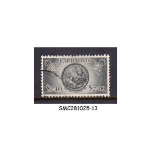 Stamps from BARBADOS - 1957 $2.40 SCOTT#247 - 1V - USED