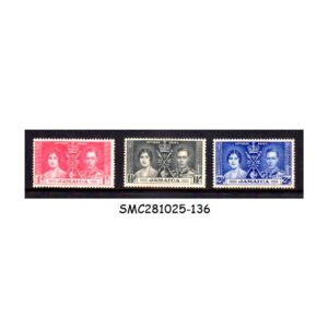 Stamps from JAMAICA - 1937 KGVI CORONATION SG#118-120 - 3V - MINT NH