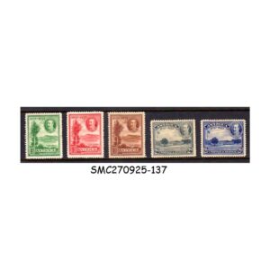Stamps from ANTIGUA - 1932 TERCENTENARY / KGV SG#81-85 CV=30.00 GBP - 5V - MINT HINGED