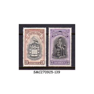 Stamps from ANTIGUA - 1951 INAUGURATION OF BWI UNIVERSITY COLLEGE SG#118-119 - 2V MINT HINGED