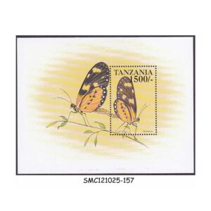 Stamps from TANZANIA - 1999 BUTTERFLY / BUTTERFLIES - MIN. SHEET MINT NH