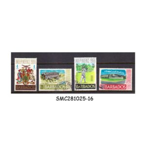 Stamps from BARBADOS - 1966 INDEPENDENCE SCOTT#290-93 - 4V - USED