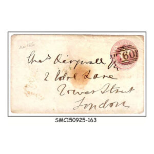 Stamps from GREAT BRITAIN - 1856 1d QV ENVELOPE - USED