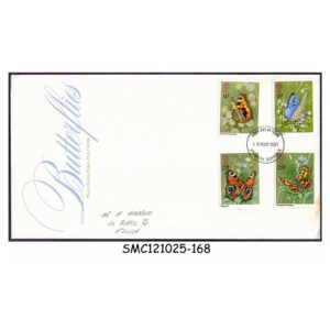 Cover from GREAT BRITAIN - 1981 BUTTERFLIES INSECTS FAUNA - 4V FDC