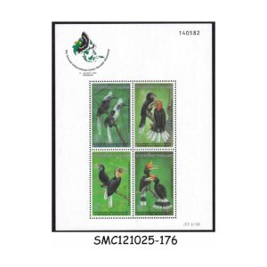 Stamps from THAILAND - 1996 2nd INT'L ASIAN HORNBILL WORKSHOP / BIRDS - MIN/SHT MNH