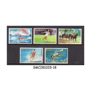 Stamps from BARBADOS - 1971 TOURISM SCOTT#357-61 - 5V - USED
