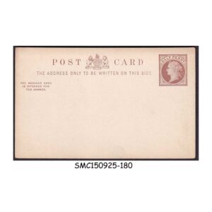 Postal stationery from GREAT BRITAIN - 1883 1/2d QV REPLY POSTCARD #CP13 - MINT