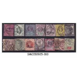 Stamps from GREAT BRITAIN - 1887-1900 SELECTED STAMPS OF QV JUBILEE ISSUE 16V USED