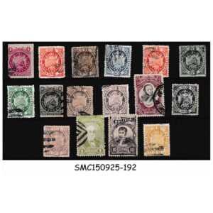 Stamps from BOLIVIA - 1890-97 SELECTED CLASSIC STAMPS - 16V - USED