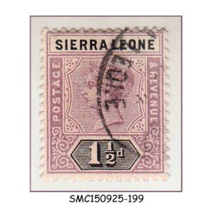 Stamps from SIERRA LEONE - 1896-97 1½p QV lilac & black - SCOTT#36 - 1V - USED