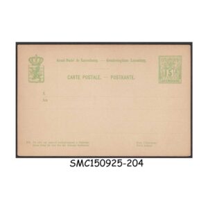 Postal stationery from LUXEMBOURG - 5c POSTCARD - MINT