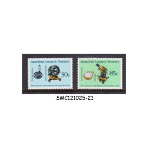 Stamps from AUSTRALIAN ANTARCTIC TERRITORY - 1984 75th ANNIV. OF SOUTH MAGNETIC POLE EXPEDITION 2V MNH