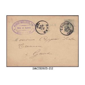 Postal stationery from BELGIUM - 1887 5c POSTCARD - USED