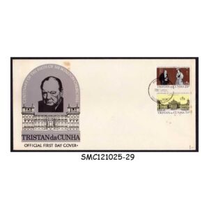 Cover from TRISTAN DA CUNHA - 1974 BIRTH CENTENARY SIR WINSTON CHURCHILL - FDC