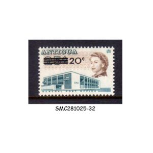 Stamps from ANTIGUA - 1970 20c on 25c QEII OVPT SCOTT#231 - 1V MINT NH